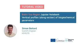 Jupyter Tutorial - Baltic Sea - Vertical profiles (along section) of biogeochemical parameters