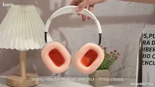 HOCO W65 Plus ANC r&eacute;duction du bruit Bluetooth casque sur l'orei