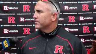 Rutgers&rsquo; Kyle Flood reflects on first day of training camp.