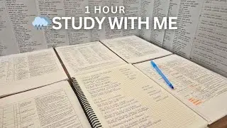 1 Hour Study With Me | Study Motivation | No Music