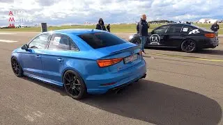 700HP Audi RS3 Sedan NAR&CAR Performance vs 800HP BMW M5 F90 LA Performance