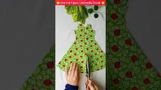 😱1Cut Open Umbrella Frock #shorts #short #youtubeshorts #trending #viral #ytshorts #tipsandtricks