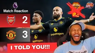 HOT CHIP CHALLENGE!! | Arsenal 2-3 Man United