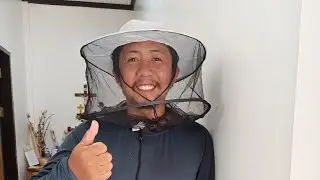 Unboxing my bee hat from shopee | #beekeeping #beekeepingtools