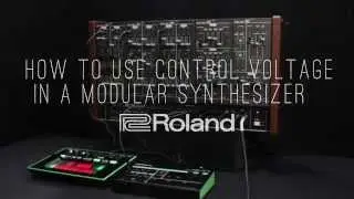 How To Use Control Voltage in a Roland System-100M Modular Synthesizer