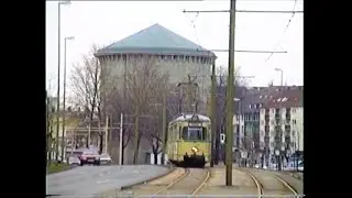 Bochum - Mit der Strassenbahnlinie 306 zur Uni Bochum ...Damals 1991