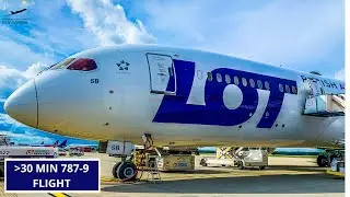 [4K] TRIP REPORT | The shortest DREAMLINER flight ? | LOT Boeing 787-9 | Warsaw to Katowice