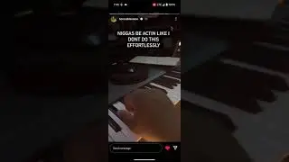 Honorable C Note showing off his unique production style 💥🔥🔥🔥