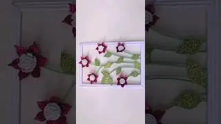 Beautiful Glitter Foam Sheet Wall Hanging Craft #wallhanging #shorts