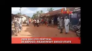 Agaba Masquerade At Orie Ndi Uvu Festival In Oriemba Akpugo Nkanu West Enugu State