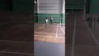Forehand lift practice with coach