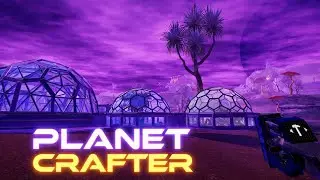 MEU PLANETA EST&Aacute; GANHANDO VIDA! 🌱 2 DOMOS CONSTRU&Iacute;DOS | Planet Crafter