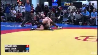 86 Quarter-Finals - Edward Ruth (Sunkist Kids WC) vs. David Taylor (Nittany Lion WC)