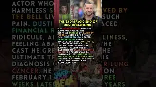 The Sad, Tragic End of Dustin Diamond.