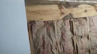 UPDATE: Insulation completed covering bay window opening