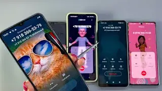 Incoming call & Samsung Galaxy Note 20& Redmi A3x & Samsung Galaxy Z Flip3 5G & Redmi Note 8