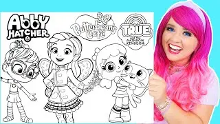 Coloring Butterbean's Café, Abby Hatcher & True and the Rainbow Kingdom Coloring Pages