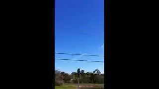 Military jet writing love