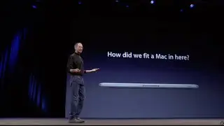 Macworld 2008: Steve Jobs introduces the original MacBook Air
