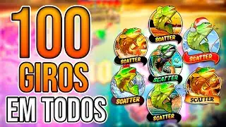 *100 GIROS EM TODOS BIG BASS!*