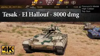 Vz. 71 Tes&aacute;k El Hallouf 8000 DMG 6 Kills 1528 EXP Ultra HD 4K World of Tanks | Epic Replay