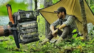 Survived A Night With AN INCREDIBLE SURVIVAL KIT In The Forest!!!