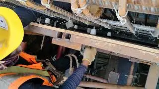 Beam side formwork supporting Tie rod fixing