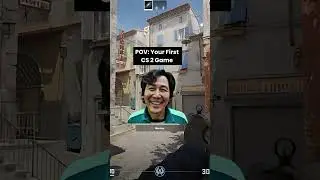POV: Your First CS2 Game vs 1000+ Hours Later 🎮🔥 #CS2 #CounterStrike #GamingShorts #FPS