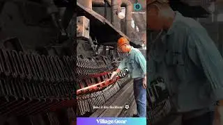 This Steel Factory is Straight FIRE!🔥Making Bouncy Metal! #factorylife #steelwork #satisfying #tech