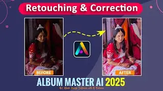 Correction and Retouching - Jewellery Highlight - Over Exposure Fix -  Album Master Ai 2025