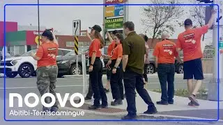 Rouyn-Noranda : Premi&egrave;re action de mobilisation pour le personnel param&eacute;dical