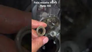Falla resuelta de la HERO Hunk 150 d&eacute;jenme sus comentarios nos vemos en un siguiente video #mecanica