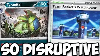 Item Lock Tyranitar Deck Is Very Disruptive & Underrated!