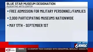 Art center to participate in Blue Star Museum program