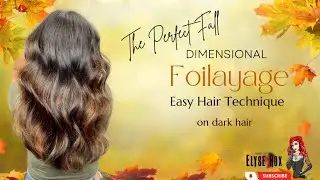 🍁The Perfect Fall Foilayage Tutorial #foiling