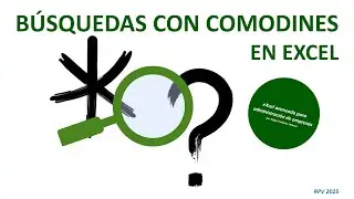 Búsquedas con comodines en Excel