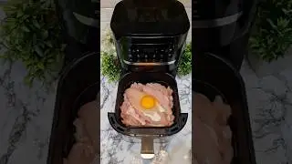 Spicy Chicken Breast with Egg | Easy Air Fryer Chicken Recipe 🍗🥚