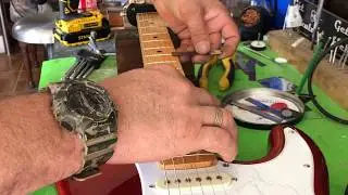 New SX Stratocaster gets setup & bone nut