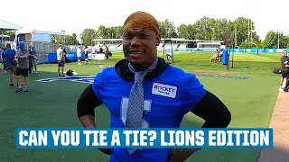 How to tie a tie | Detroit Lions Edition