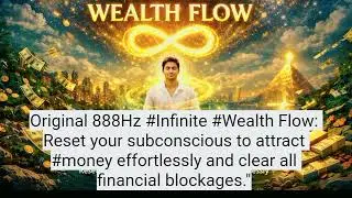 #888Hz #Infinite Wealth Flow: #Reset your #subconscious to attract #money #effortlessly and clear 🙏