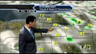 Thursday morning weather forecast from September 3, 2015