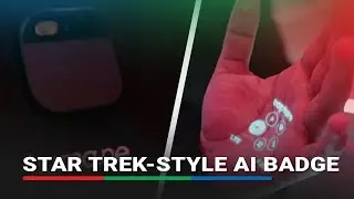 WATCH: Star Trek-style AI badge beams content on to the palm of your hand