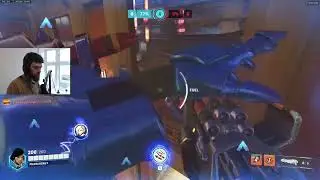 Dafran PHARAH COMPETITIVE Gameplay! [ OVERWATCH VOD Replays ]