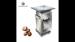 Commercial shiitake mushroom slicer