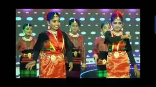 Holi Angels nanthancode school. Annual day manipuri dance with kanmani.