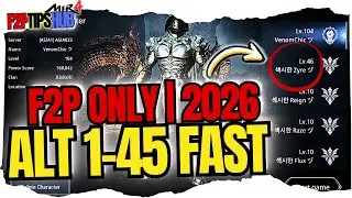 MIR4 F2P Alt Account Leveling Guide 2026 | Level 1&ndash;45 Mabilis