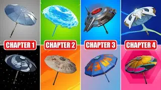 Evolution of Fortnite Umbrellas! (Chapter 1 Season 1 - Chapter 4 Season 1)