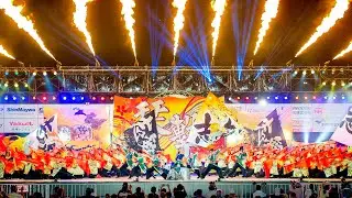 [4K] 京炎 そでふれ！志舞踊　【大型チーム部門銅賞】披露演舞　おの恋おどり(小野まつり) 2024 きららメインステージ (後方)