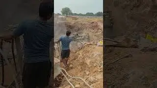 #boringtechnician #bore #bore for rock cutting #rockcutting #rope cutting # rock saw cutting