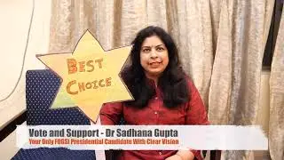 Your Trust Matters Vote Dr  Sadhana Gupta for FOGSI #drsadhanagupta #fogsi Dr Sadhana is the Best